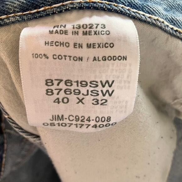 Vintage Y2K Rustler Blue Medium Wash Denim Jeans - Picture 5 of 7